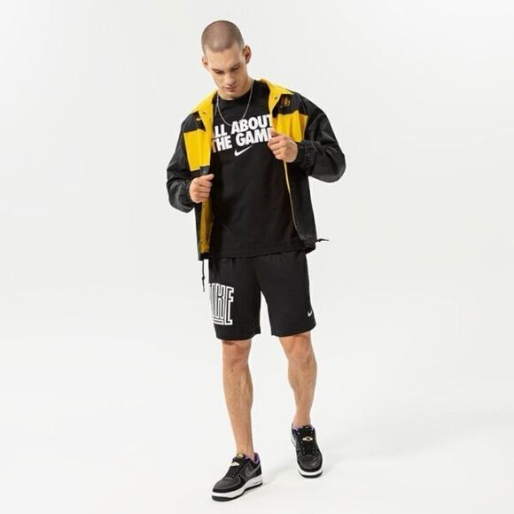 Nike Los Angeles Lakers Courtside Loose Fit Black Jacket - Picture 6 of 13
